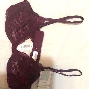 Gap Demi unlined super soft lace bra